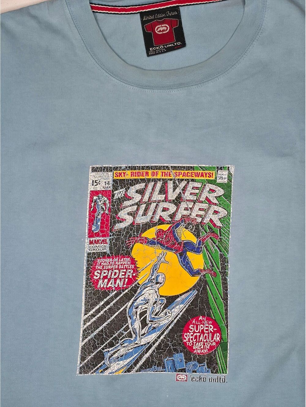 Vintage Ecko Unltd. Spiderman x Silver Surfer Tee